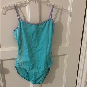 Custom aqua leotard